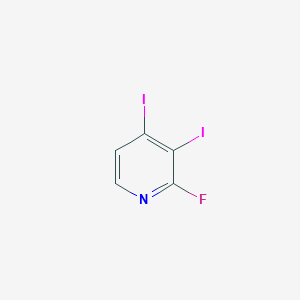 molecular formula C5H2FI2N B115168 2-Fluoro-3,4-diiodopyridine CAS No. 153034-83-4