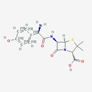 molecular formula C16H19N3O5S B1151688 Amoxicillin-13C6 