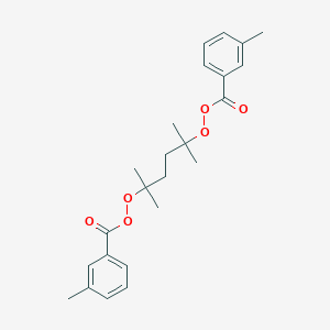 molecular formula C24H30O6 B011517 2,5-Dimethyl-2,5-bis(m-methylbenzoylperoxy)hexane CAS No. 106519-15-7
