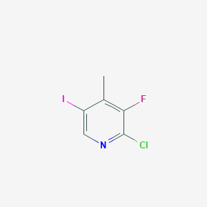 molecular formula C6H4ClFIN B115175 2-Chloro-3-fluoro-5-iodo-4-methylpyridine CAS No. 153035-01-9
