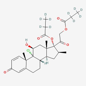 molecular formula C28H37ClO7 B1151785 Beclometasone dipropionate-d10 
