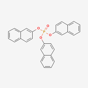 molecular formula C30H21O4P B11517933 Trinaphthalen-2-yl phosphate 