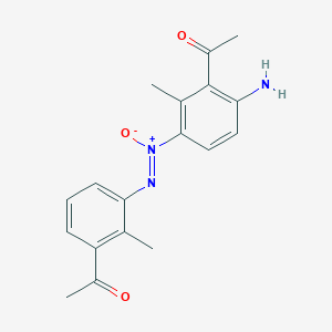 3,3'-Diacetylamino-2,2'-dimethylazoxybenzene