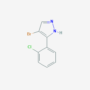 4-Bromo-3-(2-chlorophenyl)-1H-pyrazole