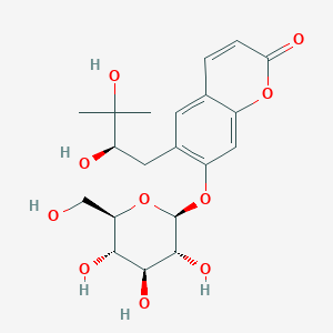 molecular formula C20H26O10 B1151975 Peucedanol 7-O-glucoside 