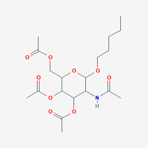 Amyl 2-acetamido-3,4,6-tri-O-acetyl-2-deoxy-b-D-glucopyranoside