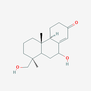 7,15-Dihydroxypodocarp-8(14)-en-13-one