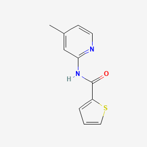 molecular formula C11H10N2OS B11520833 N-(4-methylpyridin-2-yl)thiophene-2-carboxamide 