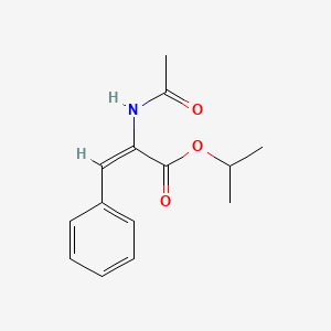 molecular formula C14H17NO3 B11521560 propan-2-yl (2E)-2-(acetylamino)-3-phenylprop-2-enoate 