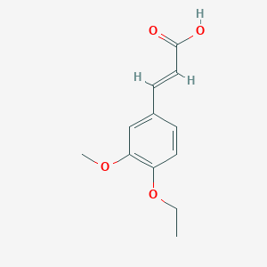 (2E)-3-(4-ethoxy-3-methoxyphenyl)acrylic acid