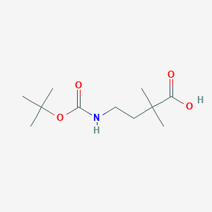 molecular formula C11H21NO4 B115227 4-Boc-amino-2,2-dimethylbutyric acid CAS No. 153039-17-9