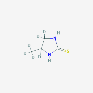molecular formula C4H8N2S B1152410 N,N'-(1,2-Propylene)thiourea-d6 