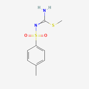 molecular formula C9H12N2O2S2 B11524378 Methyl N'-tosylcarbamimidothioate CAS No. 2651-16-3