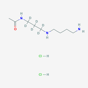 molecular formula C₉H₁₇D₆Cl₂N₃O B1152471 N1-Acetylspermidine-d6 Dihydrochloride 