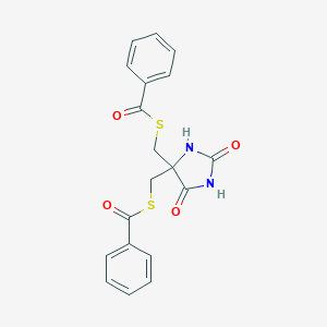 5,5-Bis((benzoylthio)methyl)-2,4-imidazolidinedione