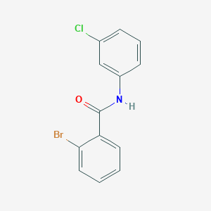 molecular formula C13H9BrClNO B11525559 2-bromo-N-(3-chlorophenyl)benzamide 
