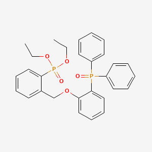 molecular formula C29H30O5P2 B11526092 Diethyl (2-{[2-(diphenylphosphoroso)phenoxy]methyl}phenyl)phosphonate 