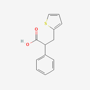 molecular formula C13H12O2S B11526311 2-Phenyl-3-(2-thienyl)propanoic acid CAS No. 51535-43-4