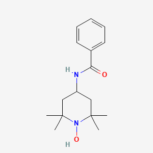 molecular formula C16H24N2O2 B11526427 N-(1-hydroxy-2,2,6,6-tetramethylpiperidin-4-yl)benzamide 