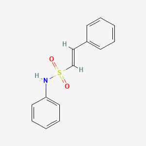 molecular formula C14H13NO2S B11526500 (E)-N,2-Diphenylethenesulfonamide 