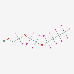molecular formula C8H3F15O3 B115266 1h,1h-Perfluoro-3,6-dioxadecan-1-ol CAS No. 152914-73-3