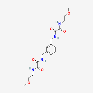 molecular formula C18H26N4O6 B11526786 N~1~,N~1~'-(benzene-1,3-diyldimethanediyl)bis[N~2~-(2-methoxyethyl)ethanediamide] 