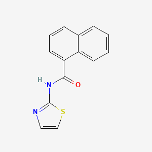 molecular formula C14H10N2OS B11526804 N-(1,3-thiazol-2-yl)naphthalene-1-carboxamide CAS No. 309734-88-1