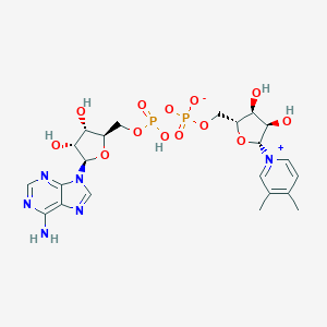 molecular formula C22H30N6O13P2 B011527 3,4-Dimethylpyridine adenine dinucleotide CAS No. 102686-21-5
