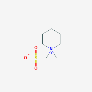 molecular formula C7H14NO3S- B115272 1-Methyl-1-piperidinomethane sulfonate CAS No. 146747-59-3