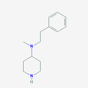 molecular formula C14H22N2 B115274 Methyl-phenethyl-piperidin-4-YL-amine CAS No. 142752-20-3