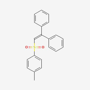 molecular formula C21H18O2S B11527418 1-[(2,2-Diphenylethenyl)sulfonyl]-4-methylbenzene CAS No. 70312-74-2