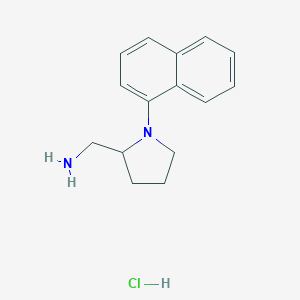 (+-)-1-(1-Naphthalenyl)-2-pyrrolidinemethanamine monohydrochloride