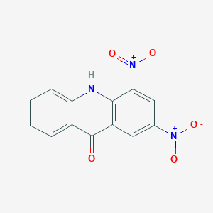 molecular formula C13H7N3O5 B11528109 2,4-dinitroacridin-9(10H)-one 