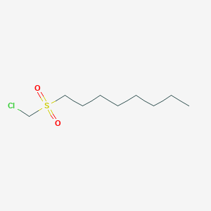 molecular formula C9H19ClO2S B11528754 1-[(Chloromethyl)sulfonyl]octane 