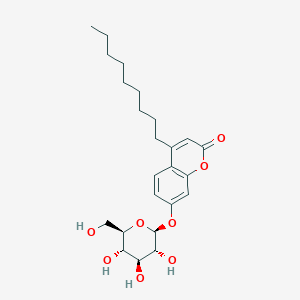 molecular formula C24H34O8 B011529 4-Nonylumbelliferyl glucoside CAS No. 100443-44-5