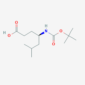 (R)-4-((tert-Butoxycarbonyl)amino)-6-methylheptanoic acid