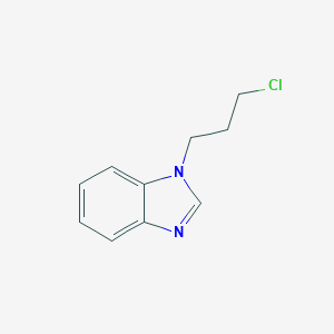 molecular formula C10H11ClN2 B115308 1H-Benzimidazole,1-(3-chloropropyl)-(9CI) CAS No. 151029-72-0