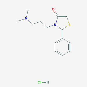 2-Phenyl-3-(N,N-dimethylaminopropyl)-1,3-thiazolidin-4-one
