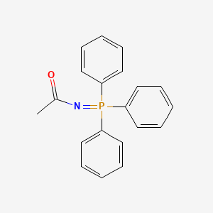 molecular formula C20H18NOP B11531144 N-(triphenyl-lambda~5~-phosphanylidene)acetamide 