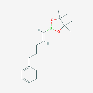 (E)-4,4,5,5-Tetramethyl-2-(5-phenylpent-1-en-1-yl)-1,3,2-dioxaborolane