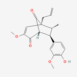 molecular formula C20H22O5 B1153280 4-O-Demethylkadsurenin D CAS No. 127179-70-8