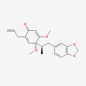 molecular formula C21H24O5 B1153339 Isodihydrofutoquinol A CAS No. 62560-95-6