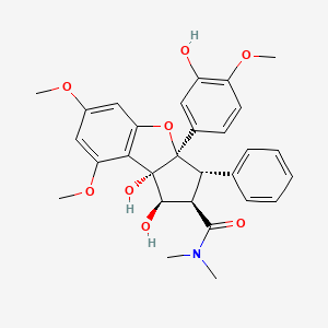 molecular formula C29H31NO8 B1153346 Rocaglamide D CAS No. 189322-67-6