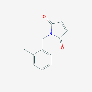 molecular formula C12H11NO2 B115341 1-((2-Methylphenyl)methyl)-1h-pyrrole-2,5-dione CAS No. 140480-91-7