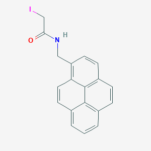 molecular formula C19H14INO B115343 N-(1-Pyrenemethyl)iodoacetamide CAS No. 153534-76-0