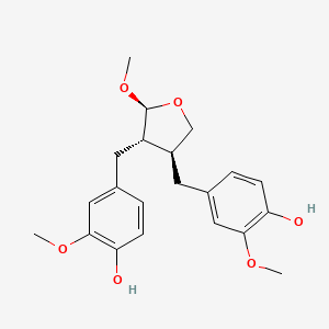 4,4'-Dihydroxy-3,3',9-trimethoxy-9,9'-epoxylignan