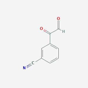 molecular formula C9H5NO2 B011535 3-(2-Oxo-acetyl)-benzonitrile CAS No. 105802-54-8