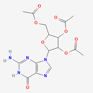 molecular formula C16H19N5O8 B11536403 Triacetylguanosine CAS No. 27460-40-8