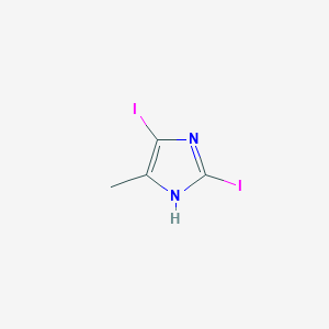 molecular formula C4H4I2N2 B115368 2,5-Diiodo-4-methyl-1H-imidazole CAS No. 149510-85-0