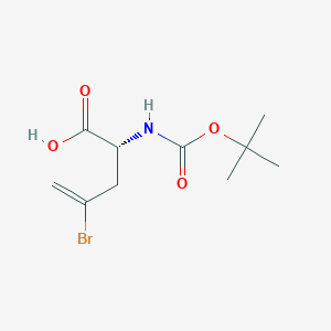 molecular formula C10H16BrNO4 B115369 Boc-D-2-Amino-4-bromo-4-pentenoic acid CAS No. 149930-92-7